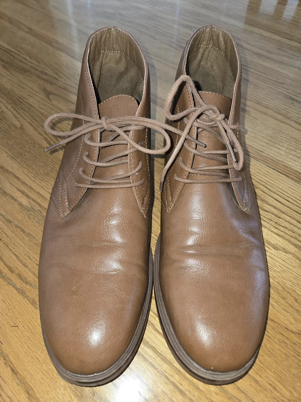 Sonoma Ortholite Eco Brown Chukka Ankle Boots Lace Up Round Toe US 13 M